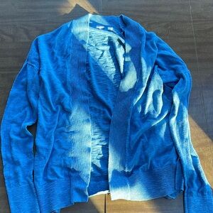 Gap Women’s Open Cardigan Light Blue Size XS